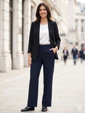 Philosophy Black Open-Front Collarless Blazer women’s Medium